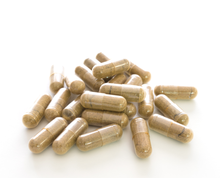 Symbolbild Kapseln, beige Beige Kapseln